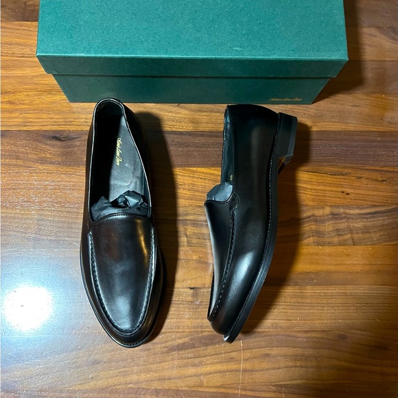 Aime Leon Dore ALD Black Venetian Loafer Men’s Size 11 Italian Leather Handmadel